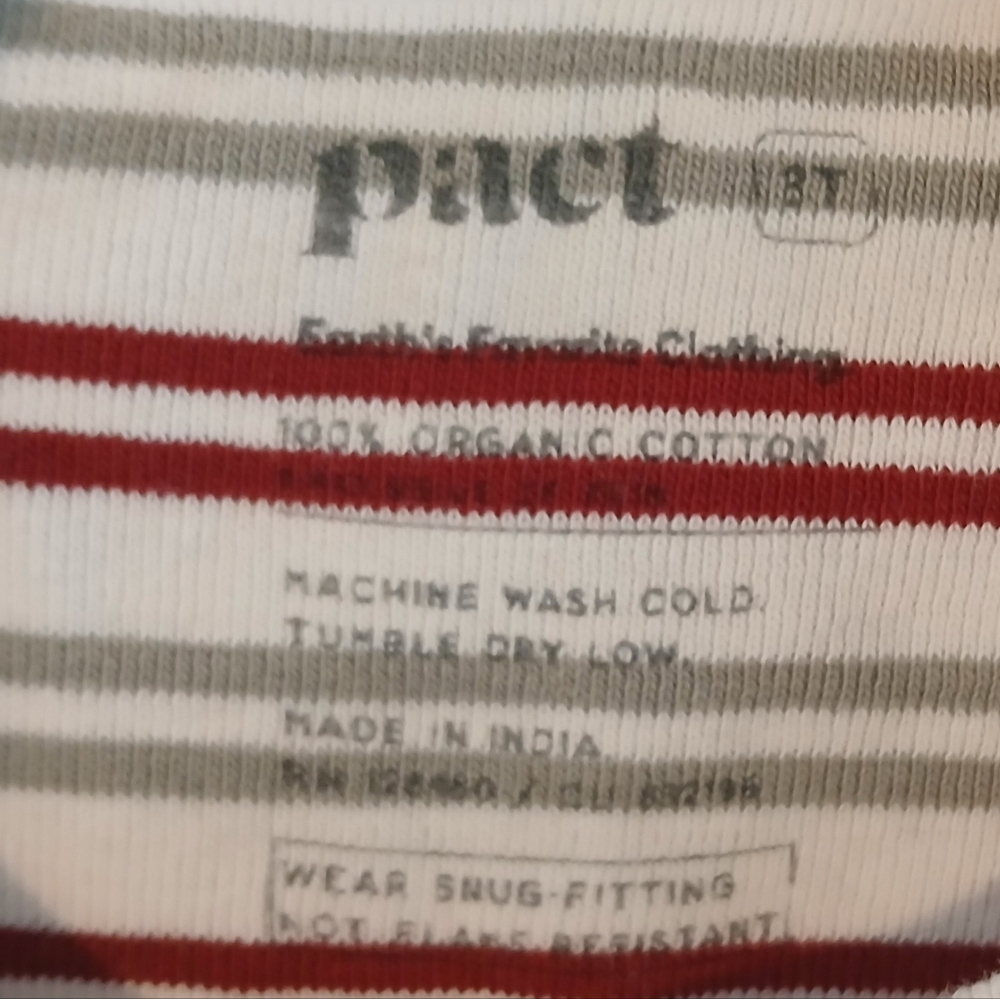 Pact Organic Cotton Matching Family PJs - Adult XS & Toddler 3T - Picture 7 of 10